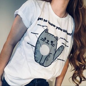 Get to know your kitten shirt 😝 Cat Lovers 🐈